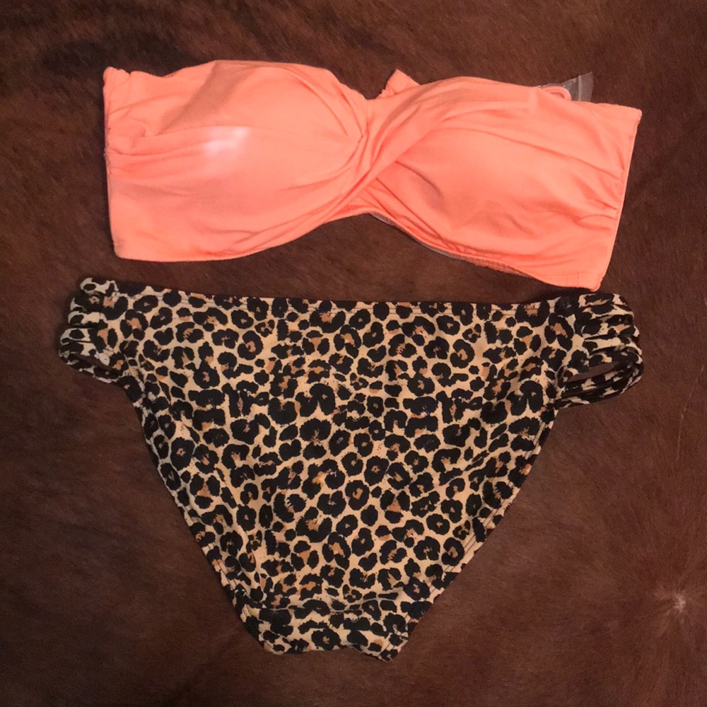 Leopard Swim Bottom, M